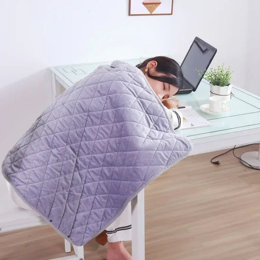 Multifunctional Electric Blanket USB Winter Shawl Blanket 3 Adjustable Fast Heating Blanket with Pocket Washable Warm Blanket